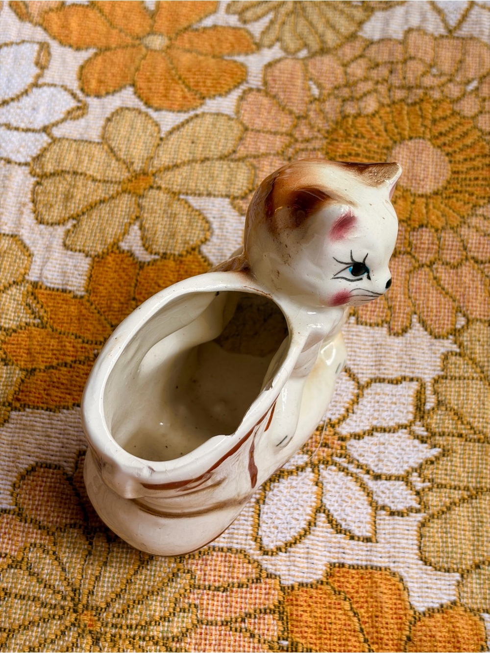 🐱💕✨ Vintage 50s Anthropomorphic Cat in Shoe Planter ✨💕🐱 - Picture 4 of 13